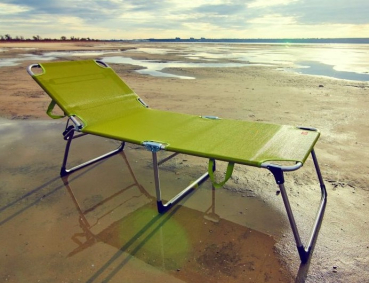 Preview: FIAM® Liegestuhl AMIGO 40+ Pistazien Grün